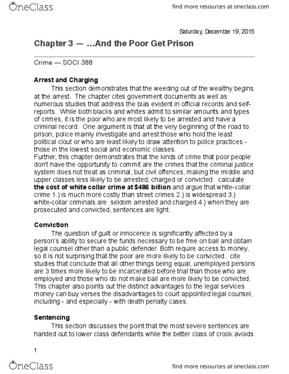 SOCI 388 Chapter Notes - Chapter 3: Corporate Crime, White-Collar Crime thumbnail
