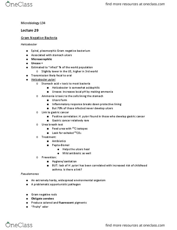 BIOL 134 Lecture Notes - Lecture 29: Sepsis, Legionella, Adenylyl Cyclase thumbnail