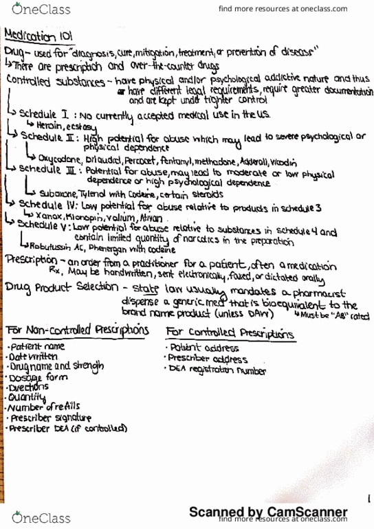 PHP 317 Lecture Notes - Lecture 2: Lisa Lopes, Methadone, Oxycodone thumbnail
