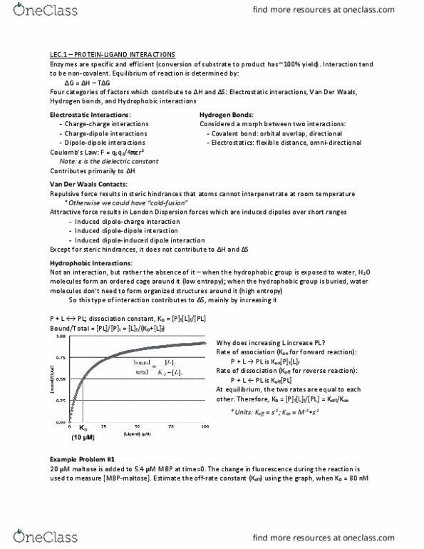 Biochemistry 3381A Lecture Notes - Lecture 12: Boltzmann Constant, Phosphodiester Bond, Chch-Dt thumbnail