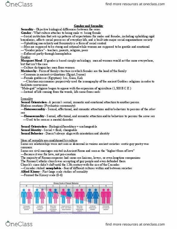 SOCIOL 110 Lecture Notes - Lecture 7: Group Dating, Married People, Edward Laumann thumbnail