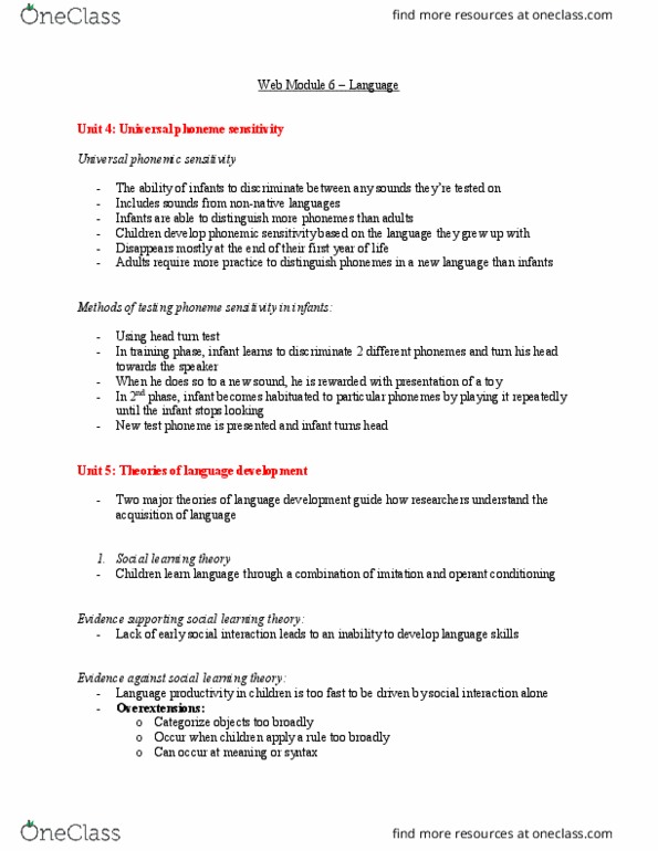 PSYCH 1X03 Chapter Notes - Chapter Ch 4-6: Operant Conditioning, Social Learning Theory, Classical Conditioning thumbnail