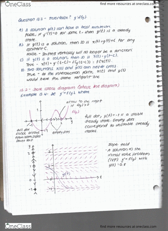 MATH 102 Lecture Notes - Lecture 24: Maxima And Minima, Slope Field thumbnail