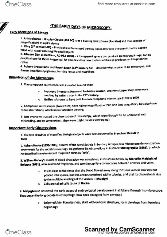 BIOL 400 Lecture Notes - Lecture 15: Robert Hooke, Retina, Robert Grosseteste thumbnail