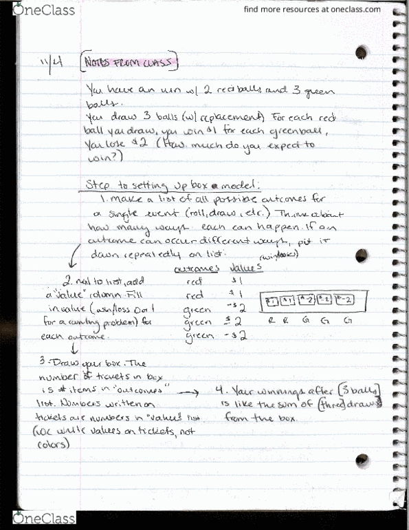 STAT 20000 Lecture Notes - Lecture 18: Dic Entertainment thumbnail