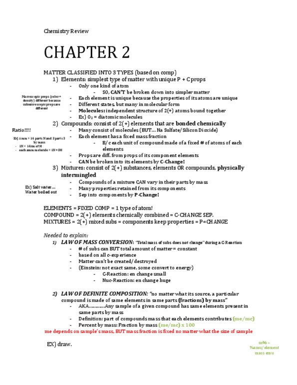 BIO120H1 Chapter Notes - Chapter 2: Atomic Mass, Robert Andrews Millikan, Electric Field thumbnail