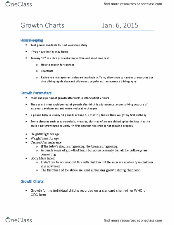 NATS 1675 Lecture Notes - Lecture 13: Body Mass Index, Physical Exercise, Reference Management Software thumbnail