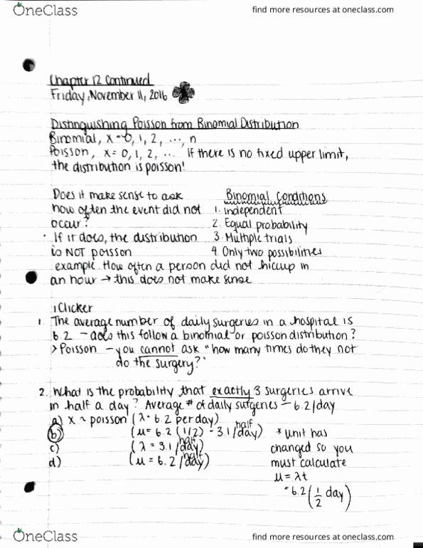 STAT202 Lecture 24: Chapter 12 Note Continued - November 11 thumbnail