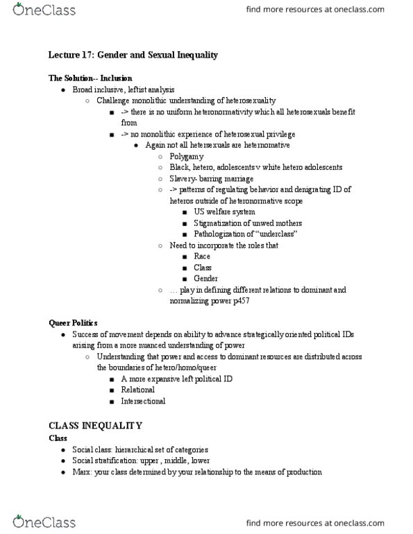 SOCIOL 3AC Lecture Notes - Lecture 17: Pew Research Center, Emmanuel Saez, Current Population Survey (Us) thumbnail