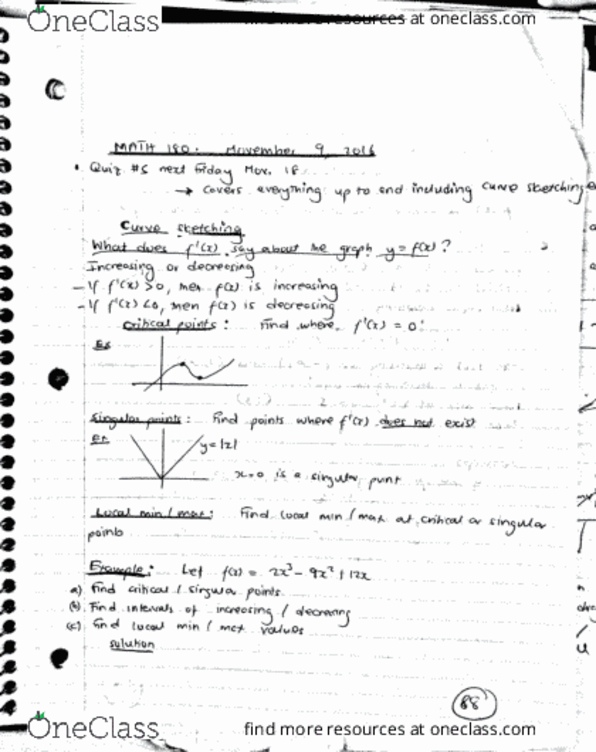 MATH 180 Lecture Notes - Lecture 21: Chhau Dance, Fax thumbnail
