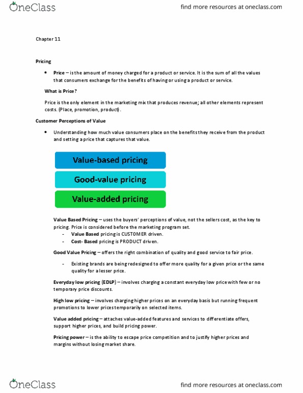 MGT 2020 Lecture Notes - Lecture 11: Market Power, Monopolistic Competition, Break Even thumbnail