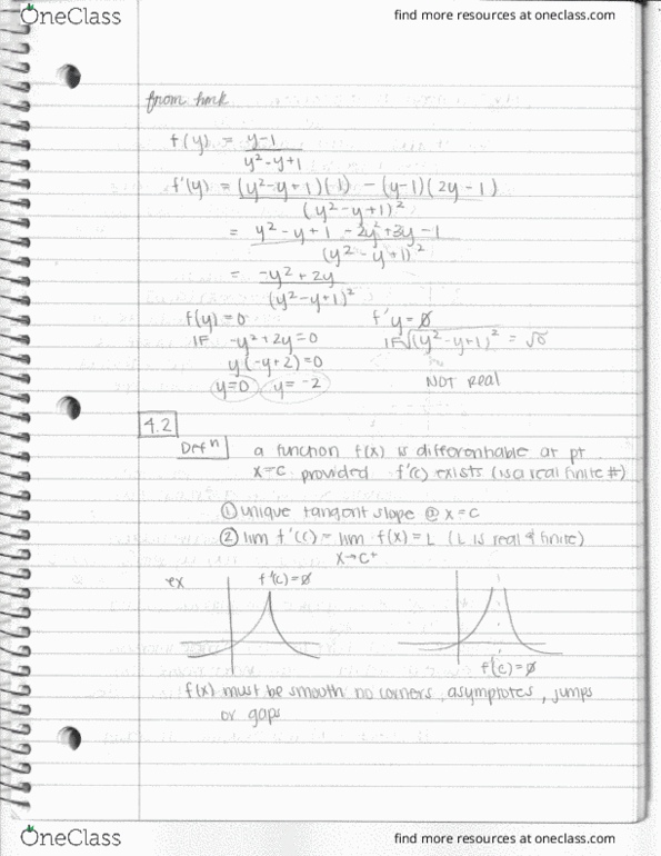 MATH 161 Lecture Notes - Lecture 18: Ciii-Dt, Trigonometric Functions, Lechon thumbnail