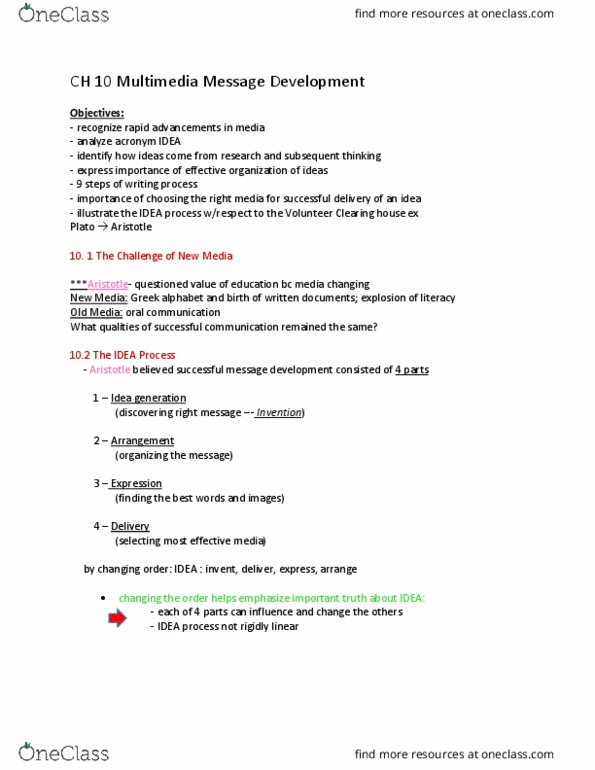 JOUR 312 Lecture Notes - Lecture 12: Dialectic, Unconscious Mind thumbnail