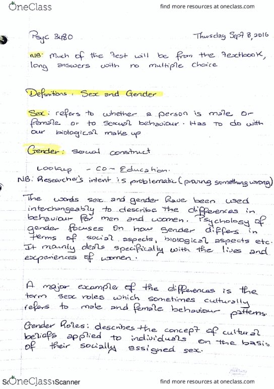 PSYC 3480 Lecture Notes - Lecture 1: Hela, United States Enrichment Corporation, Omen thumbnail