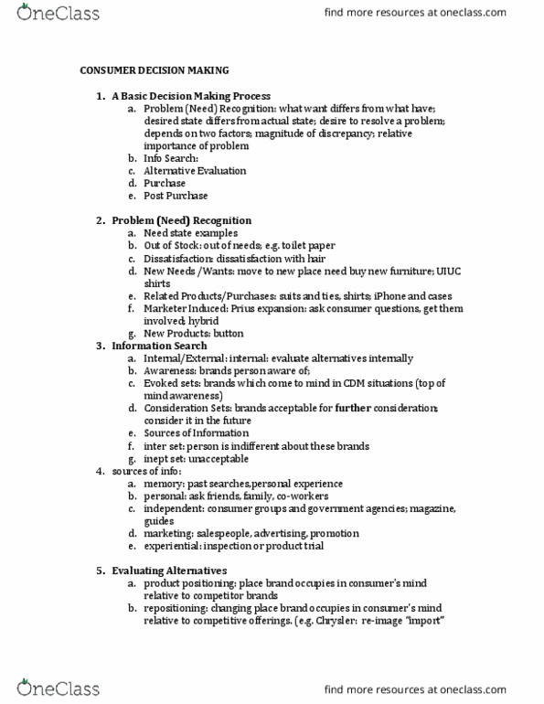 ADV 150 Lecture 7: CONSUMER DECISION MAKING PROCESS COMPASS SP 2016 thumbnail