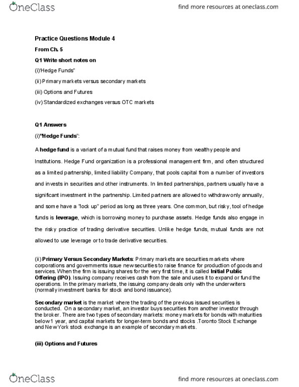 ECN 506 Lecture Notes - Lecture 4: New York Stock Exchange, Exchange Rate, Initial Public Offering thumbnail