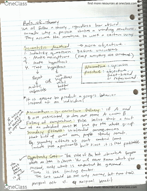 ECON 1BB3 Chapter Notes - Chapter 2: Sunk Costs, Tosk Albanian, Arson thumbnail