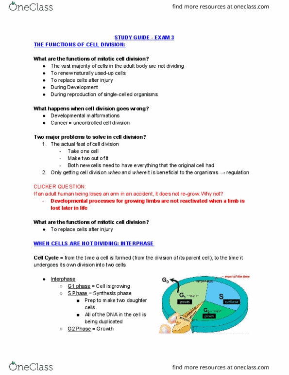 EBIO 1210 Midterm STUDY GUIDE EXAM 3 OneClass