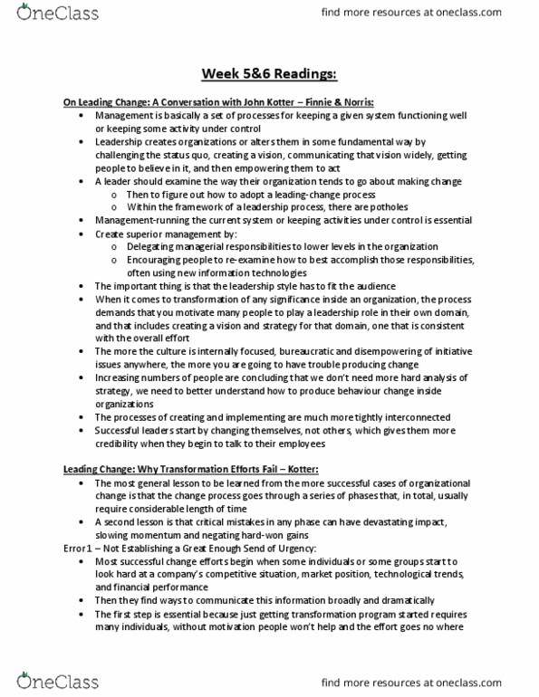 EDRD 4120 Lecture Notes - Lecture 5: John Kotter, Mathematical Analysis, Minimum Mass thumbnail