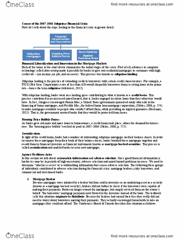 EC223 Lecture Notes - Lecture 8: Subprime Lending, Fico, The Conference Board thumbnail