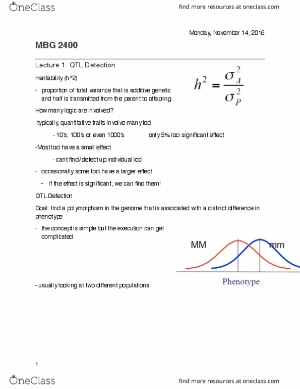 MBG 2400 Lecture 20: QTL Lecture 1 thumbnail