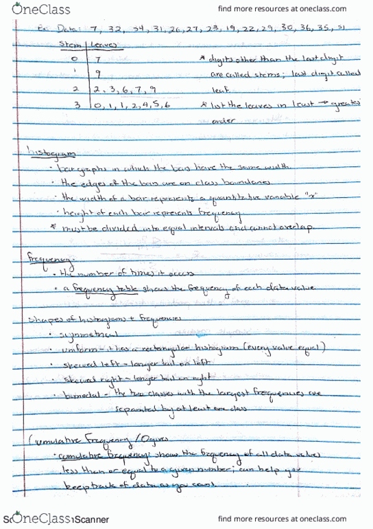 MATH 136 Lecture 17: Ways To Analyze Data thumbnail