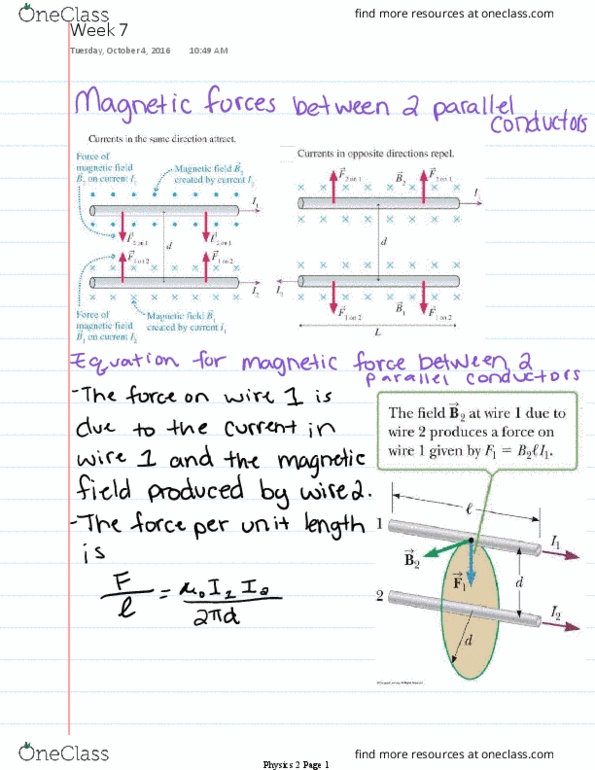 PHYS 1510 Lecture Notes - Lecture 7: Charge Carrier, American Association Of Variable Star Observers, Butea Monosperma thumbnail