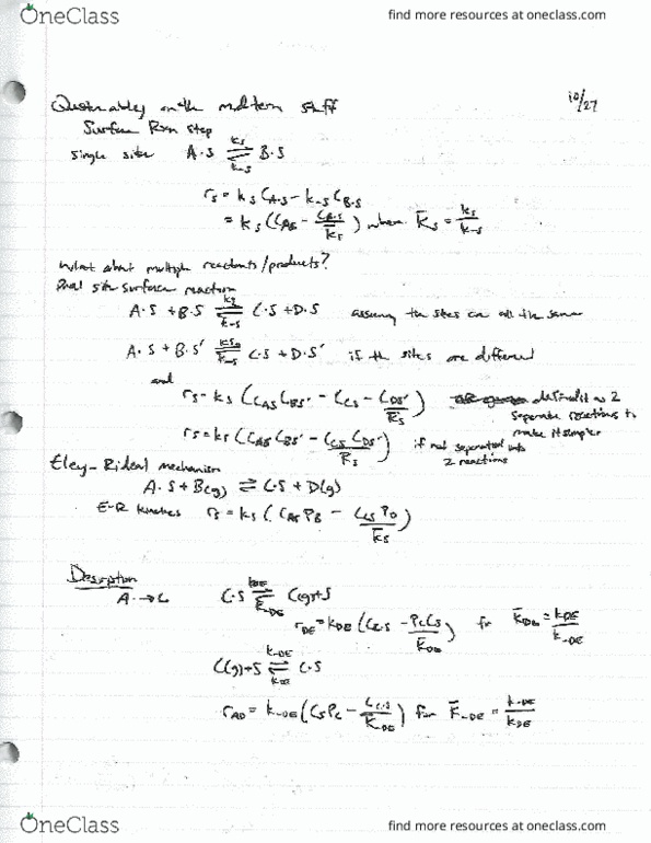 CHBE 390 Lecture 18: kinetics 10.27 thumbnail