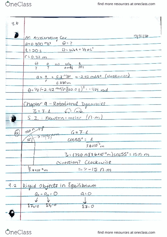PHYS 211 Lecture Notes - Lecture 18: Newton Metre thumbnail