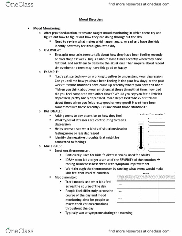 PSY 30312 Chapter Notes - Chapter 10: Tads, Psychoeducation thumbnail