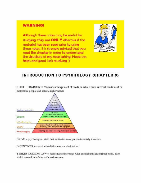PSY100H1 Chapter : Psychological Science - Third Canadian Edition - Chapter Nine Notes.docx thumbnail