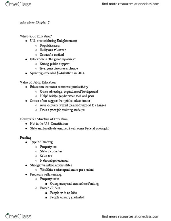 PUP-3002 Lecture Notes - Lecture 8: National Defense Education Act, State Income Tax, Conditionality thumbnail