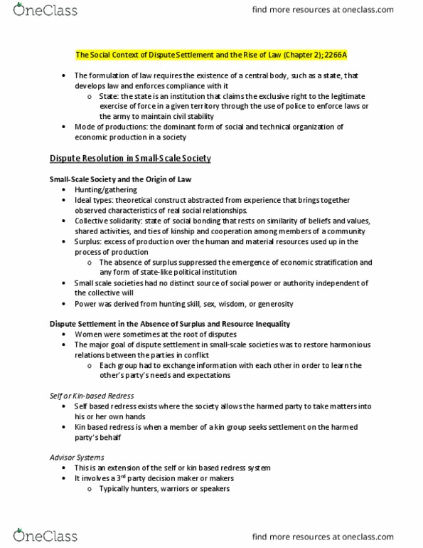 Sociology 2266A/B Chapter Notes - Chapter 2: Ultimate Power, Idle No More, Arab Spring thumbnail