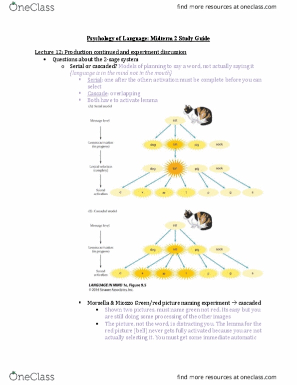 PSYC 432 Lecture Notes - Lecture 12: Subcategorization thumbnail