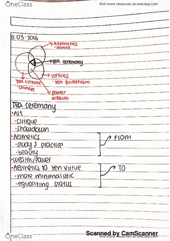 HUM 2210 Lecture 13: Tea Ceremony & The Renaissance thumbnail