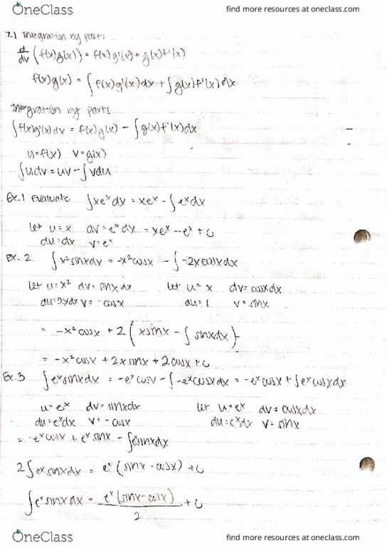 MATH 2B Lecture Notes - Lecture 9: Xine thumbnail