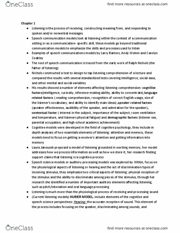 CTAC 225 Lecture Notes - Lecture 1: Intentionality, Cognitive Load, Long-Term Memory thumbnail