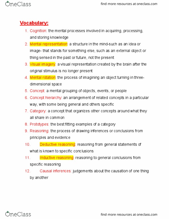 PSY-200 Chapter Notes - Chapter 9: Conjunction Fallacy, Critical Thinking, Availability Heuristic thumbnail