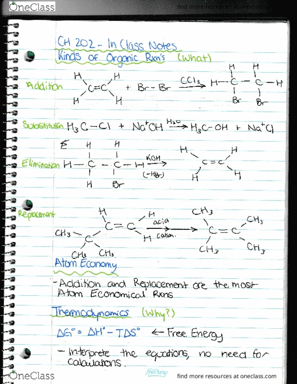 CH202 Lecture Notes - Lecture 6: Lone Pair, Trans States Airlines, Enthalpy thumbnail