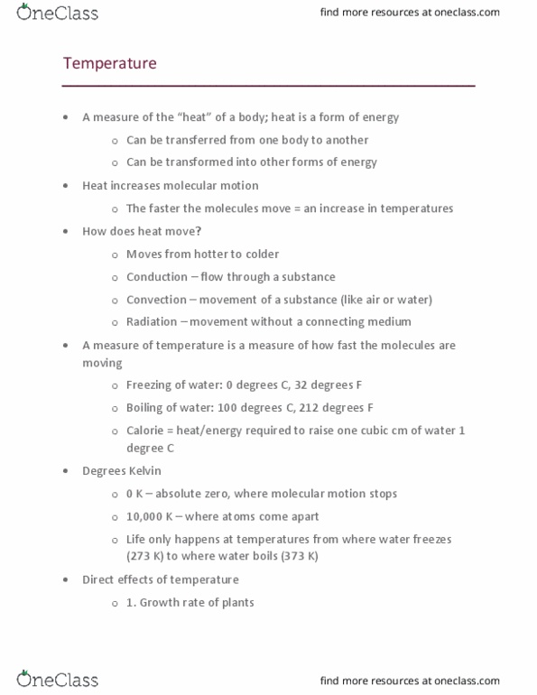 STOCKSCH 100 Lecture Notes - Lecture 25: Vernalization, Frost Heaving, Osmotic Concentration thumbnail