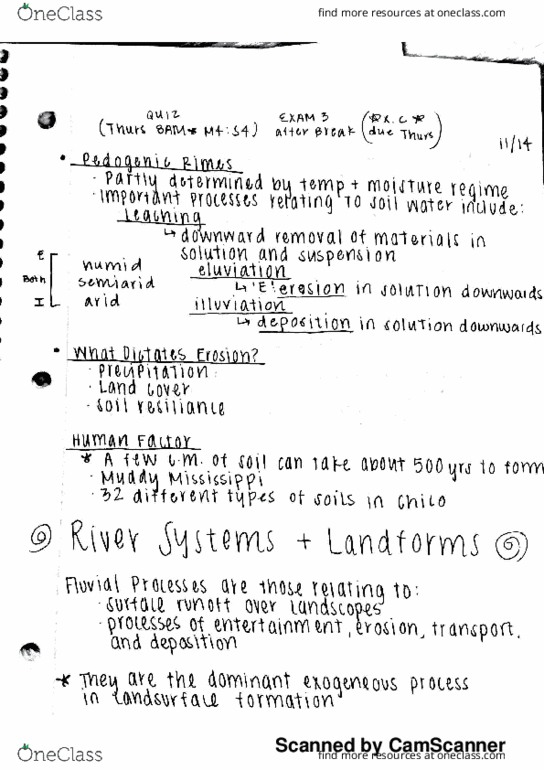 GEOG 101 Lecture Notes - Lecture 16: Eluvium thumbnail