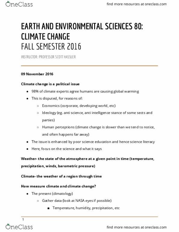 EPS 80 Lecture Notes - Lecture 10: Mass Wasting, Snowball Earth, Younger Dryas thumbnail