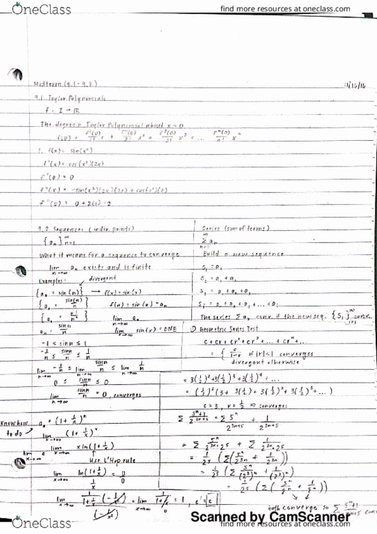 MATH 141 Lecture 34: Midterm 4 Review thumbnail