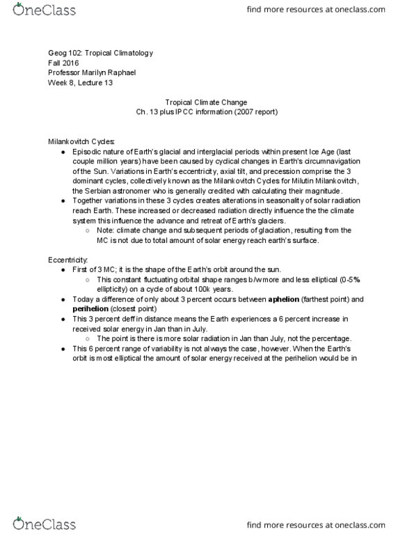 GEOG 102 Lecture Notes - Lecture 13: Ocean Current, Thermostat, Stellar Magnetic Field thumbnail