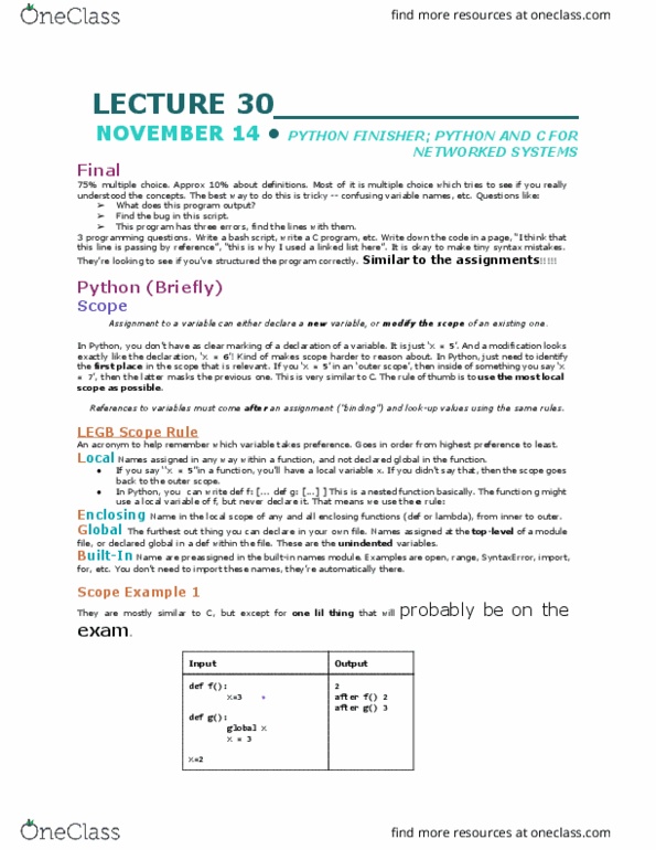 COMP 206 Lecture Notes - Lecture 30: Core Video, Video Lesson, Init thumbnail