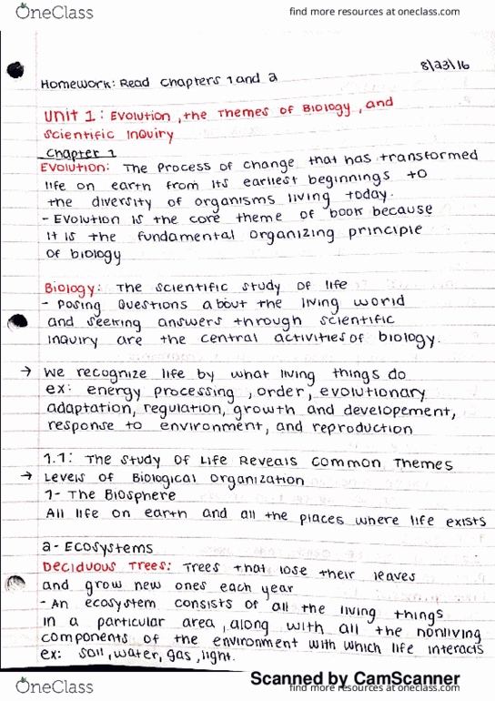 BSC 2010C Chapter Notes - Chapter 1-3: Reagent, Potential Energy, Molar Concentration thumbnail