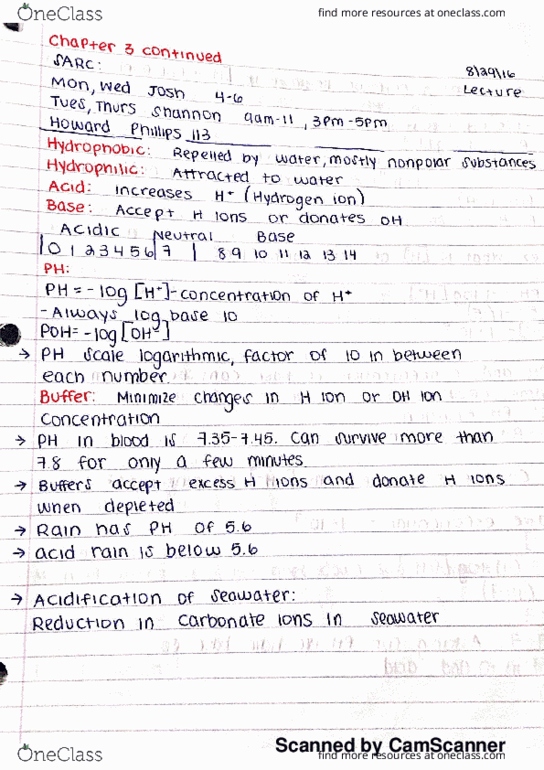 BSC 2010C Lecture Notes - Lecture 2: Mox Fuel, T Helper Cell thumbnail