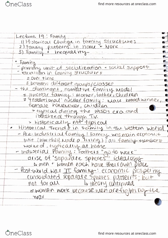 Sociology SOC-R 100 Lecture Notes - Lecture 19: Ideology, Southern Association thumbnail