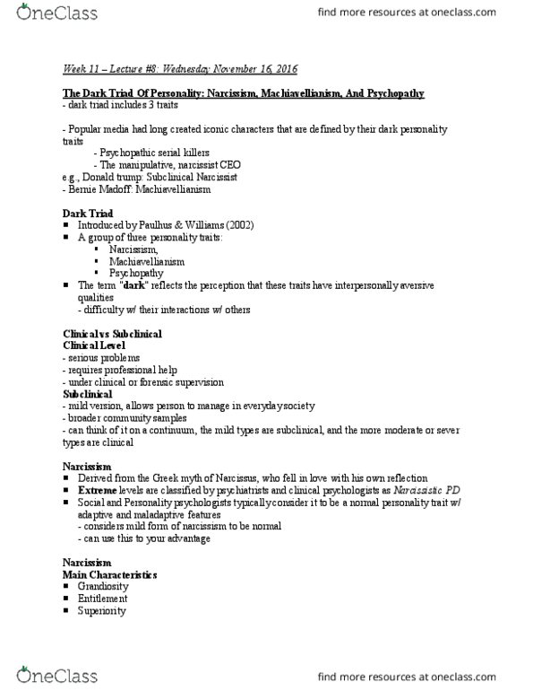 PSYC35H3 Lecture Notes - Lecture 8: Job Performance, Relational Aggression, Meta-Analysis thumbnail