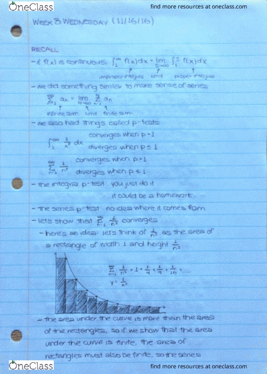 MATH 31B Lecture Notes - Lecture 23: Integral Test For Convergence, Xm Satellite Radio thumbnail